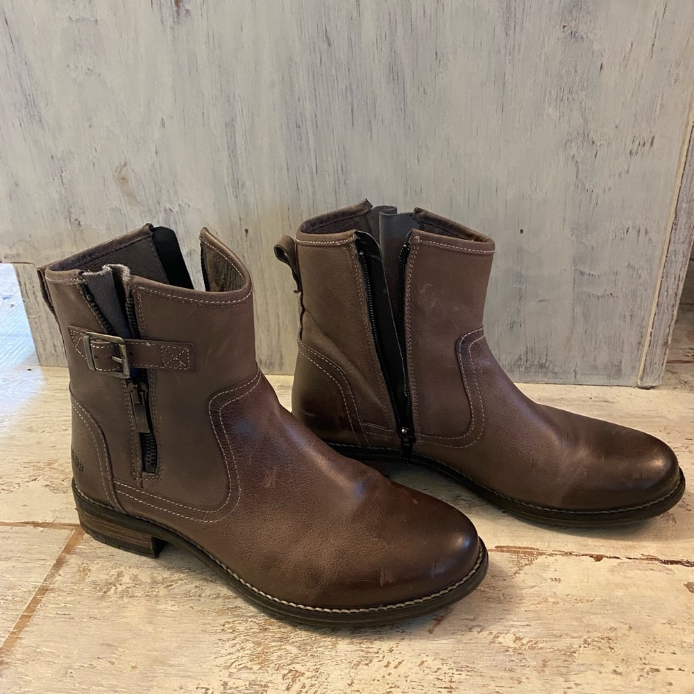 Taos Convoy Leather Bootie Boots EU 39 US 8